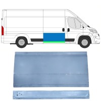 Panel de reparación puerta corredera interna + externa para Opel Movano 2021-2026 / Derecho 16403