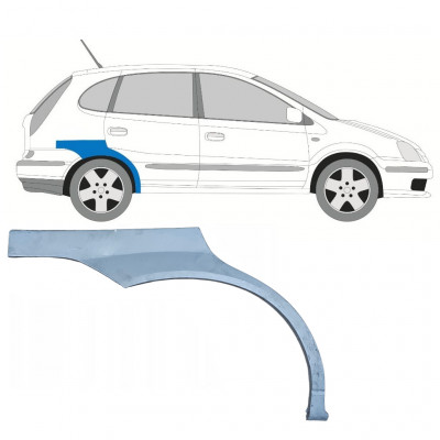 NISSAN ALMERA TINO 2000-2006 PANEL DE REPARACIÓN DEL ALERÓN TRASERO / DERECHA