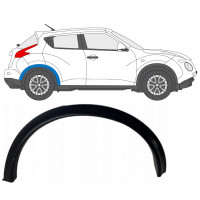 Moldura lateral guardabarros trasero para Nissan Juke 2010-2014 / Derecho 7898