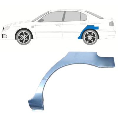 Panel de reparación guardabarros trasero para Nissan Primera P11 1996-2001 / Izquierda 6843
