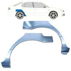 Panel de reparación guardabarros trasero para Nissan Primera P11 1996-2001 / Izquierda+Derecha / Conjunto 10632