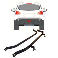Banda de sujeción, depósito de combustible para Nissan Qashqai 2007-2013 16014