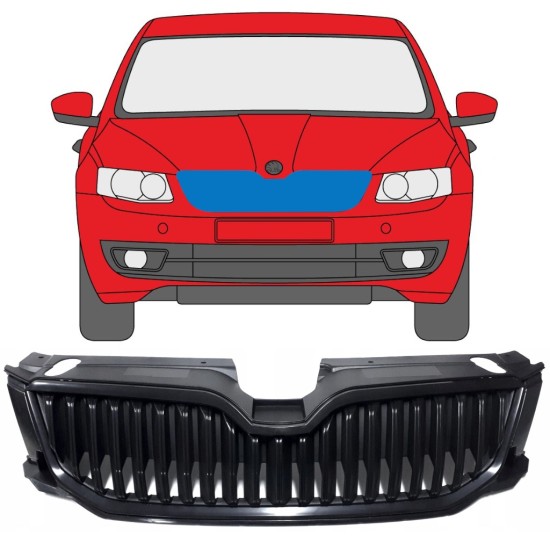 Parrilla para Skoda Octavia III 2013-2017 9353