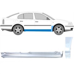 Umbral completo + Panel de reparación guardabarros delantero para Skoda Octavia I 1996-2010 / Derecho / Conjunto 11173