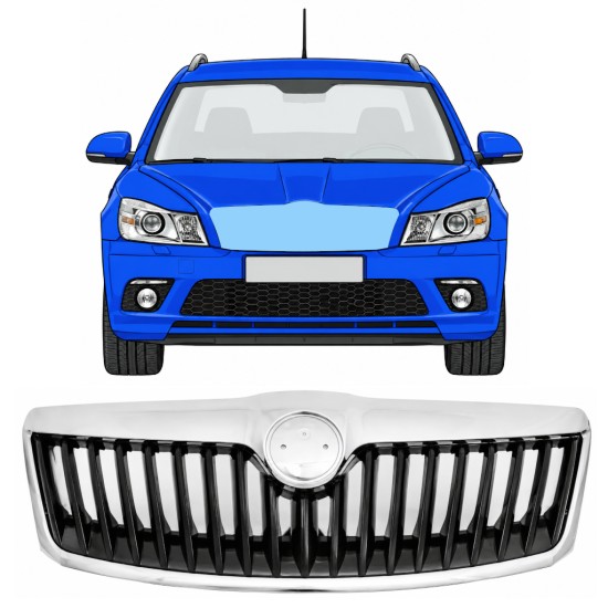 Parrilla para Skoda Octavia II 2008-2013 RS 17230