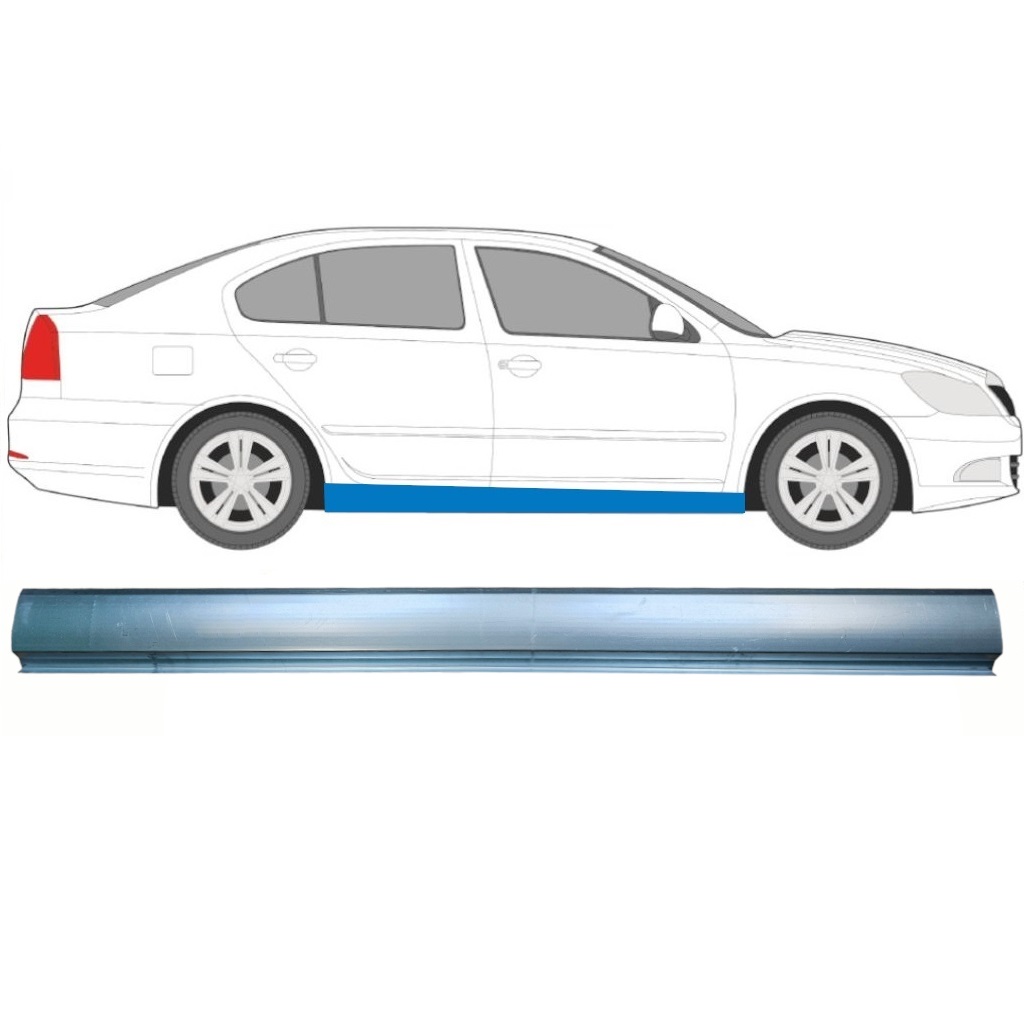 Panel De Reparación Del Umbral Para Skoda Octavia 2004-2013 / Izquierda = Derecha (Simétrico) 8591
