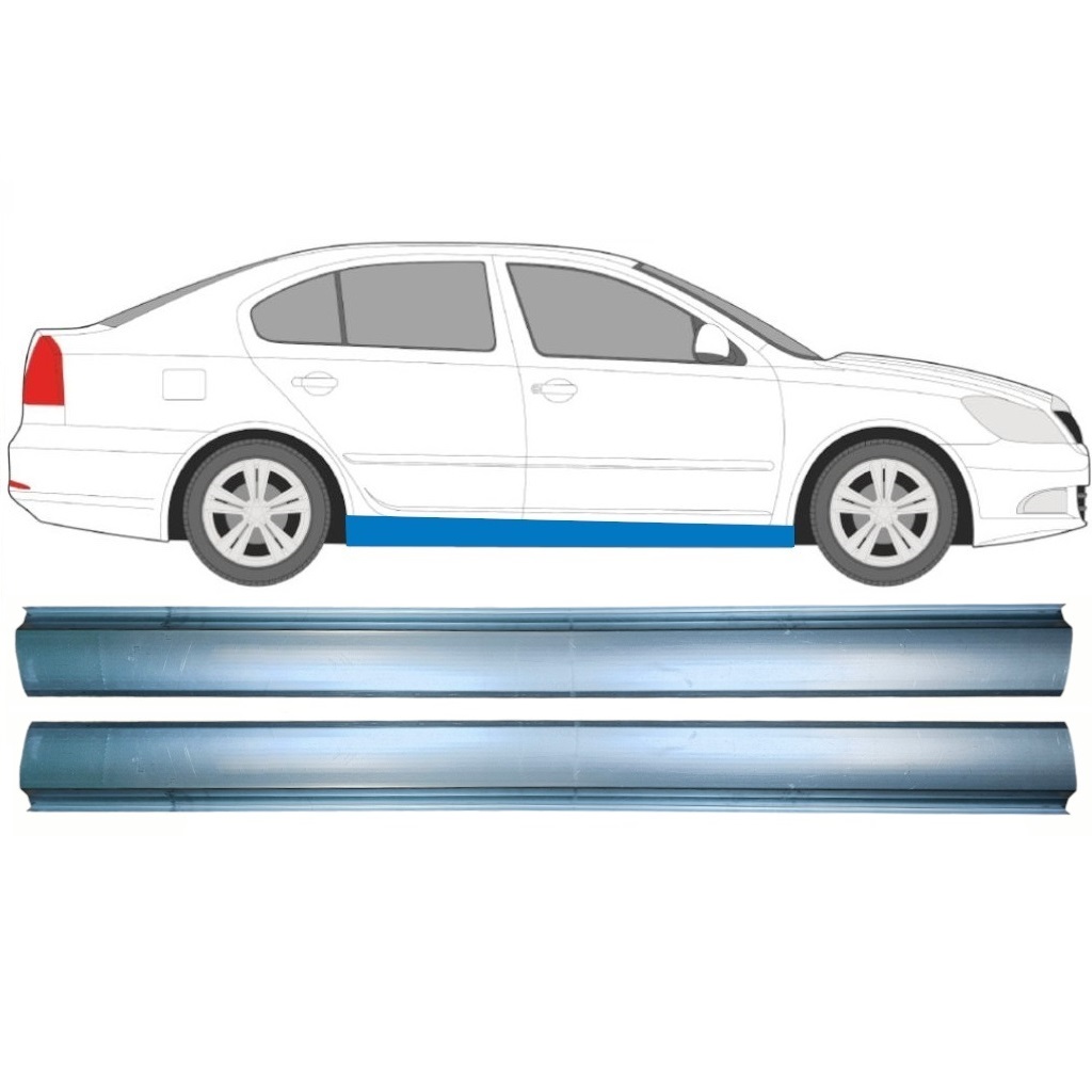 Panel De Reparación Del Umbral Para Skoda Octavia 2004-2013 / Izquierda = Derecha (Simétrico) / Conjunto 10309