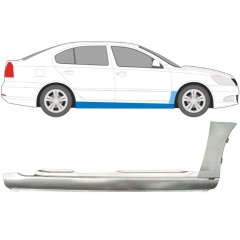 Umbral completo + Panel de reparación guardabarros delantero para Skoda Octavia II 2004-2013 / Derecho / Conjunto 11176