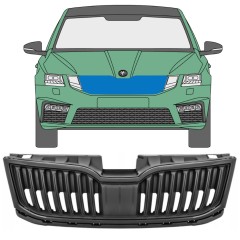 Parrilla negra para Skoda Octavia III 2017-2020 / Conjunto 7549