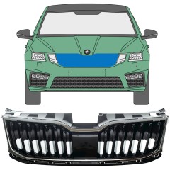 Parrilla para Skoda Octavia III 2017-2020 / Conjunto 7548