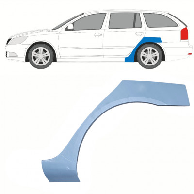 Panel de reparación guardabarros trasero para Skoda Octavia 2004-2013 / Izquierda 10186