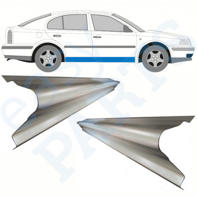 Panel de reparación del umbral para Skoda Octavia 1996-2010 / Izquierda = Derecha (simétrico) / Conjunto 10333