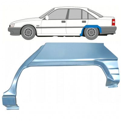 Panel de reparación guardabarros trasero para Opel Omega A 1986-1993 / Izquierda 8073