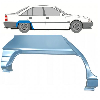 Panel de reparación guardabarros trasero para Opel Omega A 1986-1993 / Derecho 8072