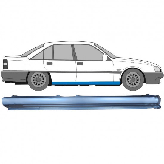 Panel de reparación del umbral para Opel Omega A 1986-1993 / Derecho 8070