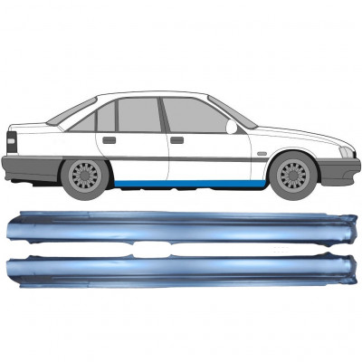 Panel de reparación del umbral para Opel Omega A 1986-1993 / Izquierda+Derecha / Conjunto 9782