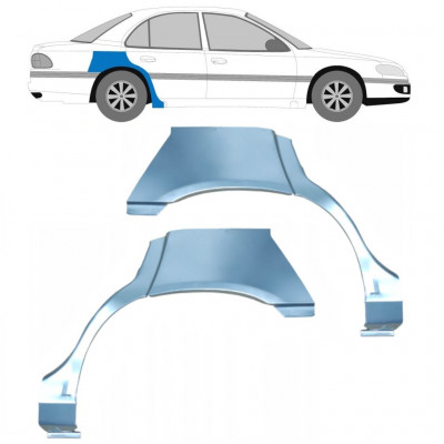 Panel de reparación guardabarros trasero para Opel Omega 1996-2003 / Izquierda+Derecha / Conjunto 9274