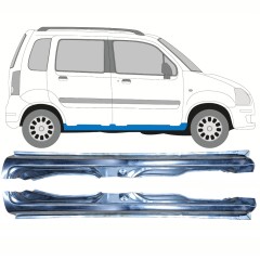 Umbral completo para Opel Agila 2001-2008 / Izquierda+Derecha / Conjunto 10324