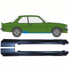 Umbral completo para Opel Ascona B 1975-1981 / Izquierda+Derecha / Conjunto 11074