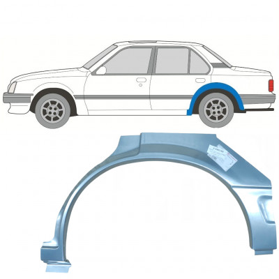 OPEL ASCONA C / VAUXHALL CAVALIER 1981-1988 5 PUERTAS PANEL DE REPARACIÓN DEL ALERÓN TRASERO / IZQUIERDA