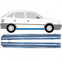 Panel de reparación del umbral para Opel Astra 1991-2002 / Izquierda+Derecha / Conjunto 9447