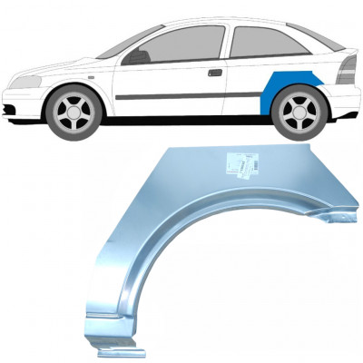 OPEL ASTRA 1998-2009 3 PUERTAS PANEL DE REPARACIÓN DEL ALERÓN TRASERO / IZQUIERDA