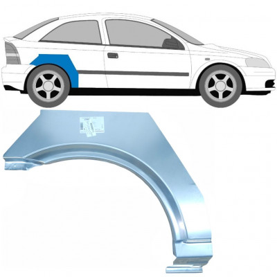 OPEL ASTRA 1998-2009 3 PUERTAS PANEL DE REPARACIÓN DEL ALERÓN TRASERO / DERECHA