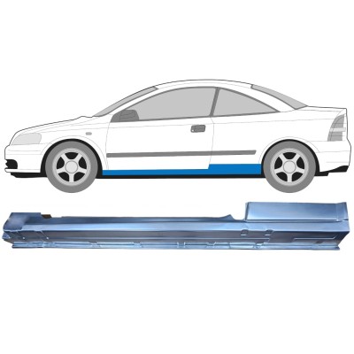 Umbral completo para Opel Astra G 1998-2009 / Izquierda / COUPE 15963