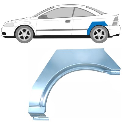 Panel de reparación guardabarros trasero para Opel Astra G 1998-2009 / Izquierda / COUPE 15960
