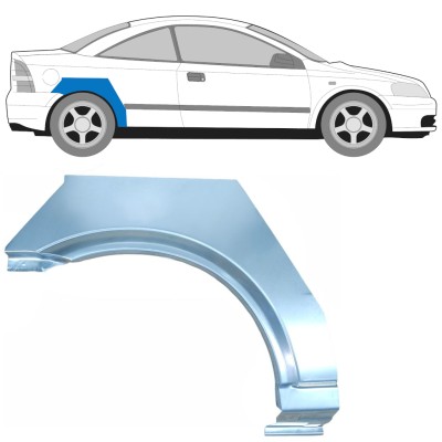 Panel de reparación guardabarros trasero para Opel Astra G 1998-2009 / Derecho / COUPE 15959