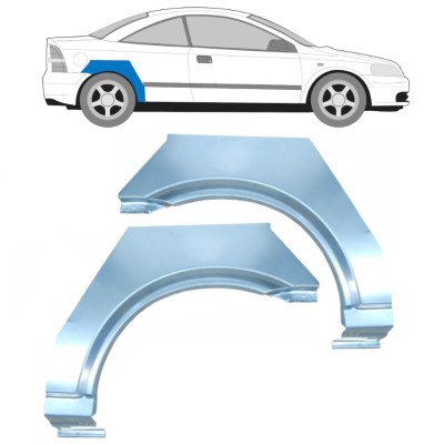 Panel de reparación guardabarros trasero para Opel Astra G 1998-2009 / Izquierda+Derecha / COUPE 15961