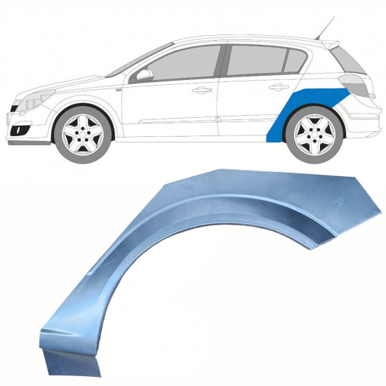 Panel de reparación guardabarros trasero para Opel Astra 2003-2014 / Izquierda 8863