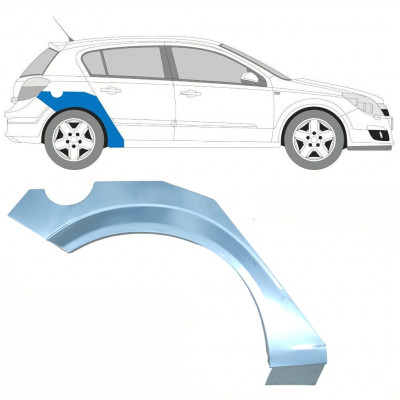 Panel de reparación guardabarros trasero para Opel Astra 2003-2014 / Derecho 8862