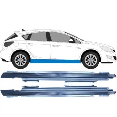 Umbral completo para Opel Astra J 2009-2015 / Izquierda+Derecha / Conjunto 10566
