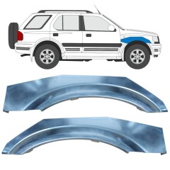 Panel de reparación guardabarros delantero para Opel Frontera B 1999-2002 / Izquierda+Derecha / Conjunto 11201