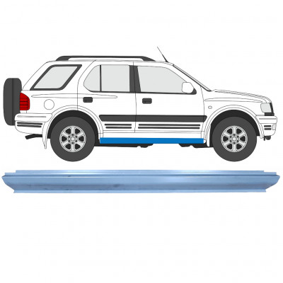 OPEL FRONTERA 1998-2002 PANEL DE REPARACIÓN DEL UMBRAL / DERECHA = IZQUIERDA