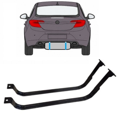Banda de sujeción, depósito de combustible para Opel Insignia 2008-2017 15991