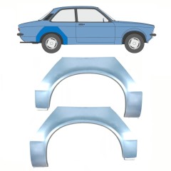 Panel de reparación guardabarros trasero para Opel Kadett C 1973-1979 / Izquierda+Derecha / Conjunto 11077