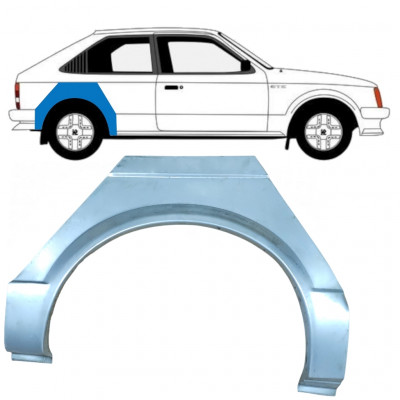 OPEL KADETT D 1979-1984 3 PUERTAS PANEL DE REPARACIÓN DEL ALERÓN TRASERO / DERECHA