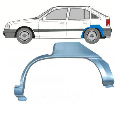 Panel de reparación guardabarros trasero para Opel Kadett 1984-1993 / Izquierda 7909