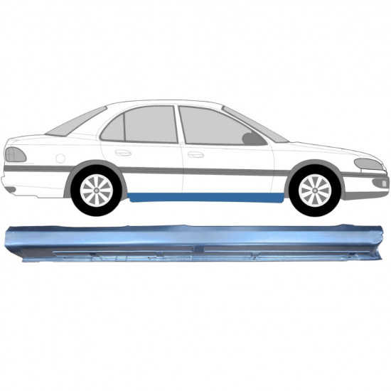 Panel de reparación del umbral para Opel Omega 1996-2003 / Derecho 6908