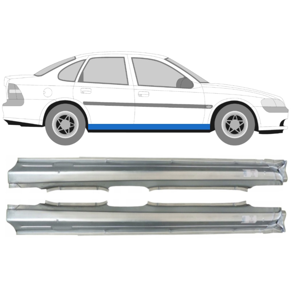 Panel De Reparación Del Umbral Para Opel Vectra 1995-2002 / Izquierda+Derecha / Conjunto 9420