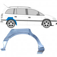 Panel de reparación guardabarros trasero para Opel Zafira 1999-2005 / Derecho 6888