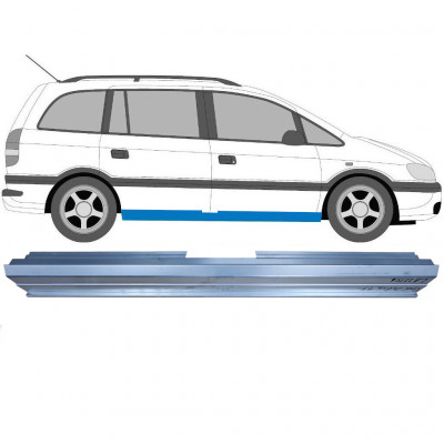 OPEL ZAFIRA 1999-2005 PANEL DE REPARACIÓN DEL UMBRAL / DERECHA = IZQUIERDA