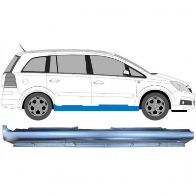 OPEL ZAFIRA 2005-2012 COMPLETO PANEL DE REPARACIÓN DEL UMBRAL / DERECHA