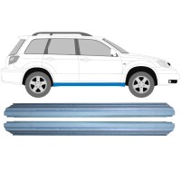 Panel de reparación del umbral para Mitsubishi Outlander 2003-2007 / Izquierda+Derecha / Conjunto 16144