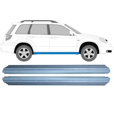 Panel de reparación del umbral para Mitsubishi Outlander 2003-2007 / Izquierda+Derecha / Conjunto 16144
