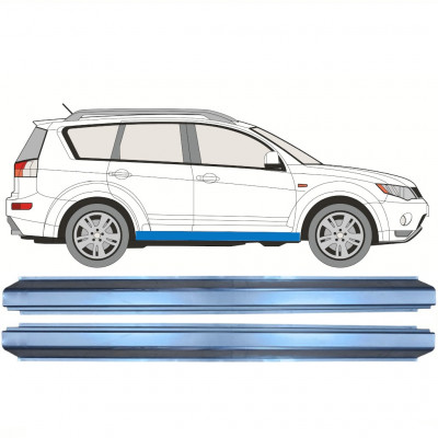 Panel de reparación del umbral para Mitsubishi Outlander 2007-2012 / Izquierda = Derecha (simétrico) / Conjunto 10144