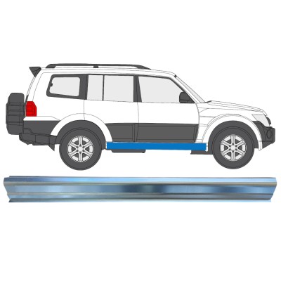 Panel de reparación del umbral para Mitsubishi Pajero 2006-2021 / Derecho 16349
