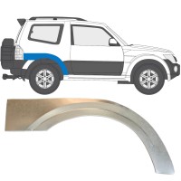 Panel de reparación guardabarros trasero para Mitsubishi Pajero 2006-2021 / Derecho 14837